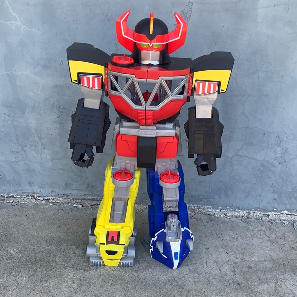 Imaginext 28” 2 Ft Mighty Morphin Megazord Power Rangers Projectile